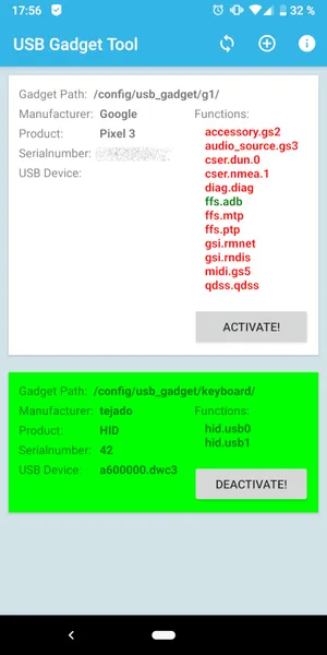 USB Gadget Tool